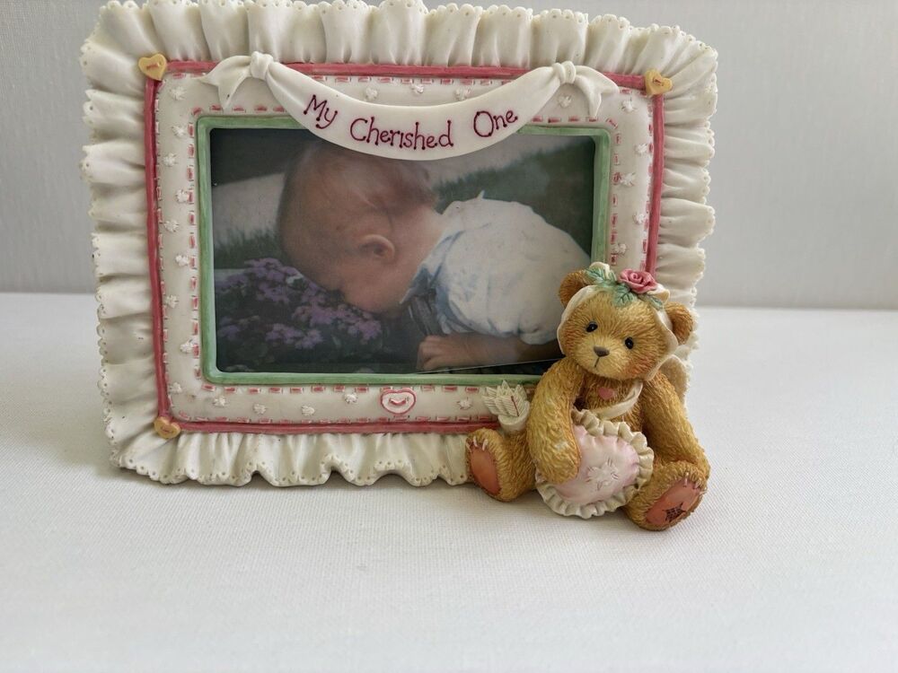 Vintage Cherished Teddies Picture Frame Baby Gift 90’s Y2K My Cherished One